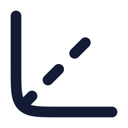 Axis 3 D Icon in Solid Rounded style