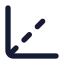 Axis 3 D icon with solid standard style