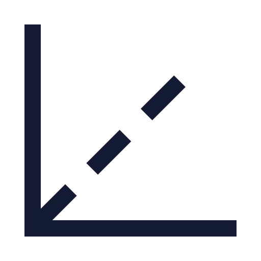 Axis 3 D Icon in Stroke Sharp style