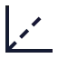 Axis 3 D icon with stroke sharp style