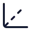 Axis 3 D icon with stroke standard style