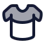 Babyboydress icon with duotone rounded style