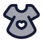 Babygirldress icon with duotone standard style