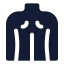 Backmusclebody icon with solid standard style