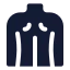 Backmusclebody icon with solid standard style