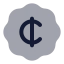Badgecent icon with bulk rounded style