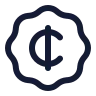 Badge Cent icon preview
