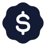 Badge Dollar Sign icon preview
