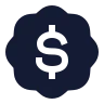 Badge Dollar Sign icon preview