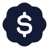 Badge Dollar Sign icon preview