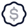 Badge Dollar Sign icon preview