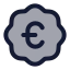 Badgeeuro icon with duotone standard style