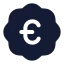 Badgeeuro icon with solid standard style