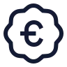 Badge Euro icon preview