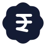 Badge Indian Rupee icon preview