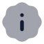 Badgeinfo icon with bulk rounded style