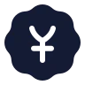 Badge Japanese Yen icon preview