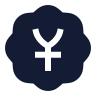 Badge Japanese Yen icon preview