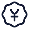 Badge Japanese Yen icon preview