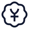 Badge Japanese Yen icon preview