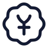 Badge Japanese Yen icon preview