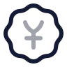 Badge Japanese Yen icon preview