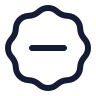 Badge Minus icon preview