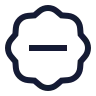 Badge Minus icon preview