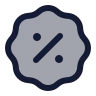 Badge Percent icon preview