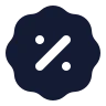 Badge Percent icon preview