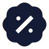 Badge Percent icon preview