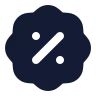 Badge Percent icon preview