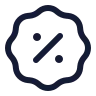 Badge Percent icon preview