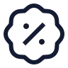 Badge Percent icon preview