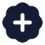 Badgeplus icon with solid standard style