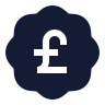 Badge Pound Sterling icon preview