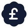 Badge Pound Sterling icon preview