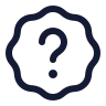 Badge Question Mark icon preview