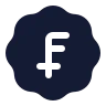 Badge Swiss Franc icon preview