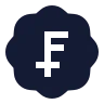 Badge Swiss Franc icon preview