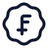 Badge Swiss Franc icon preview