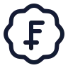 Badge Swiss Franc icon preview