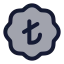 Badgeturkishlira icon with duotone standard style
