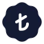 Badgeturkishlira icon with solid rounded style