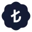 Badgeturkishlira icon with solid sharp style