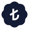 Badge Turkish Lira icon preview
