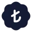 Badgeturkishlira icon with solid standard style