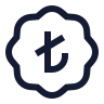 Badge Turkish Lira icon preview