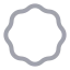 Badge icon with twotone rounded style