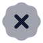 Badgex icon with bulk rounded style